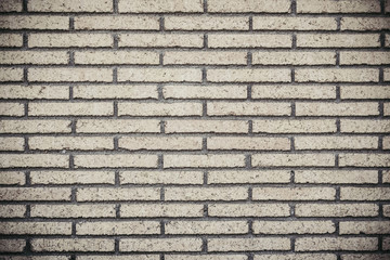 Straight brick wall plain background