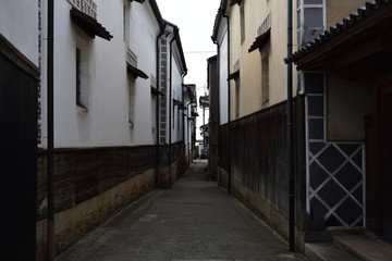 Fototapeta premium 広島の鞆の浦の民家の壁