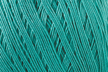 Yarn for handwork and knitting. The thread is photographed close-up.