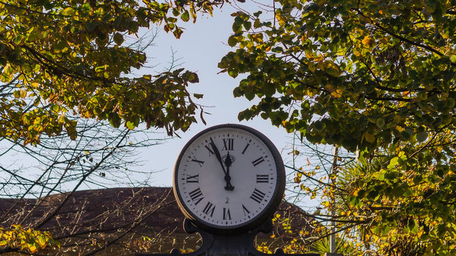 Clock in the park