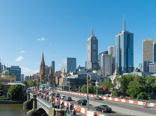 Melbourne city view