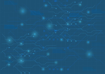 Vector abstract futuristic.Computer network technology background , technology concept. Vector illustration