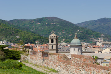 Fototapeta na wymiar Overview of the city of Savona
