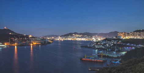 Fototapeta na wymiar 長崎港の夜景