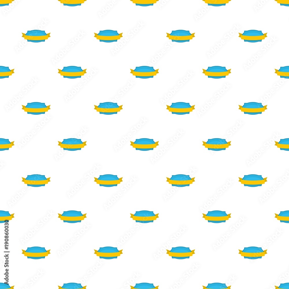 Poster badge stamp pattern seamless in flat style for any design
