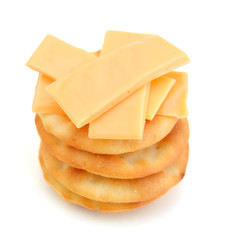 Cracker with cheese