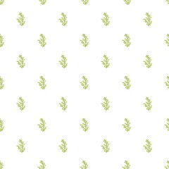 Cypress leaf pattern seamless in flat style for any design