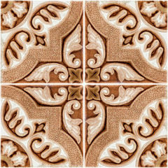 Traditional Portuguese glazed tiles