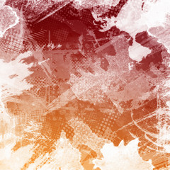     Abstract orange watercolor background for graphic design 
