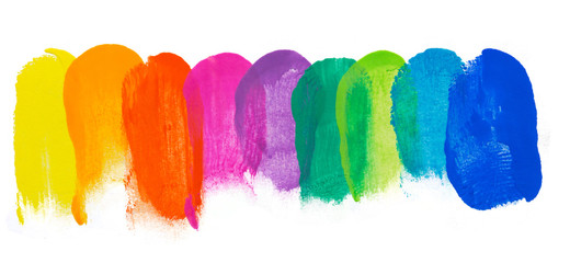 Farben Bunt in der Reihe