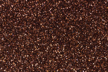 Contrast brown foam (EVA) texture with glitter.