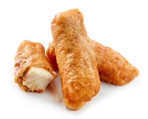 Fried cod fillet