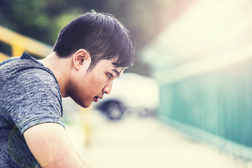 Break during exercise, sweat a lot