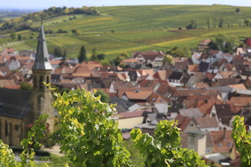 Obraz premium German village Siebeldingen palatine germany