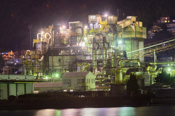 工場夜景