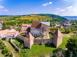 Roades Fortified Saxon Church in Transylvania Romania near Sighisoara and Biertan