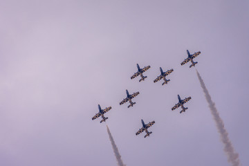 Military plane formation