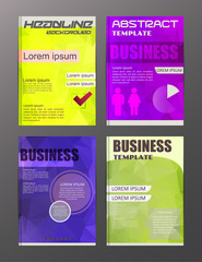 flyer design business and technology  icons, creative template design for presentation, poster, cover, booklet, banner.