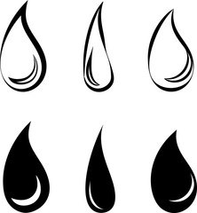 Drop Icon Design Collection