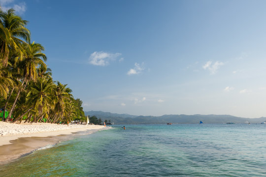 Beautiful ladscape of Boracay island, Philippines © Maygutyak