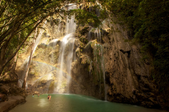 Tumalog waterfall on Sebu island, Philippines