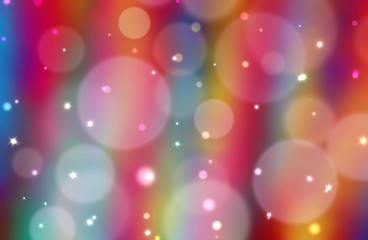 gradient color background with bokeh and glitter shine