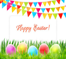 Happy Easter vector background