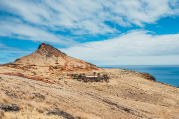 Fototapeta na wymiar Cliffs at Ponta de Sao Lourenco, Madeira, Portugal