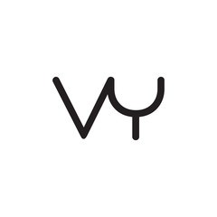 initial letter rounded logo modern