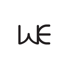 initial letter rounded logo modern