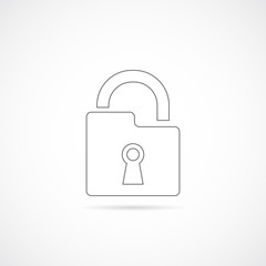 padlock symbol icon