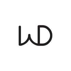 initial letter rounded logo modern