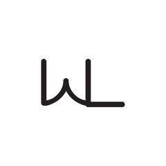 initial letter rounded logo modern