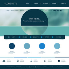 Website Template with Unique Design - Abstract Sphere