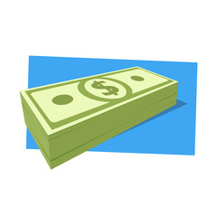 Bundle of dolors. Bundle of cash.