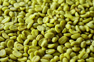 Green coffee beans