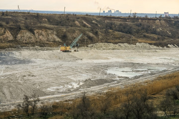 clay quarry in the Taurian steppe