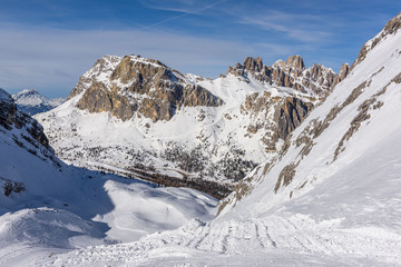 Fototapeta na wymiar Lagazuoi in the Dolomites