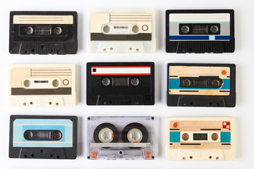 Vintage audio cassette tape