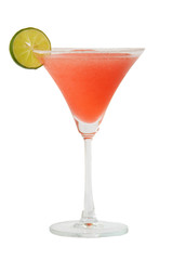 cocktails and alcohol on white background