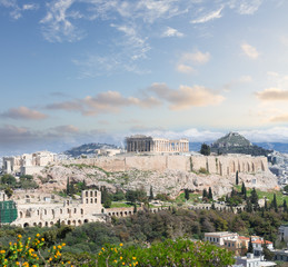 Fototapeta premium Famous skyline of Athens, Greece