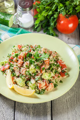 Tabbouleh salad with couscous