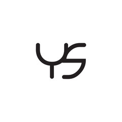 initial letter rounded logo modern