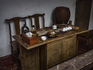 The local figure of teahouse