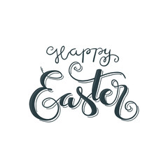 Happy Easter lettering