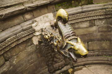 Traditional Buddha statue in Nepal