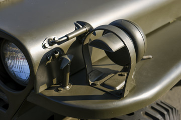 WWII Jeep: Details of Headlights