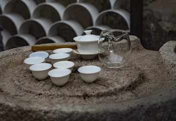 The local figure of teahouse