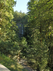 Beautiful landscape of Latourell Falls in state of Oregon