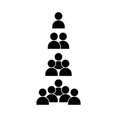 Human Group Icon Vector Template Design